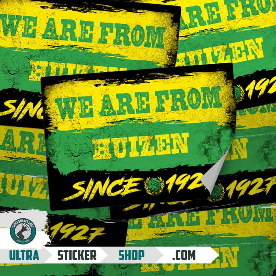 We are from Huizen since 1927 Adesivi