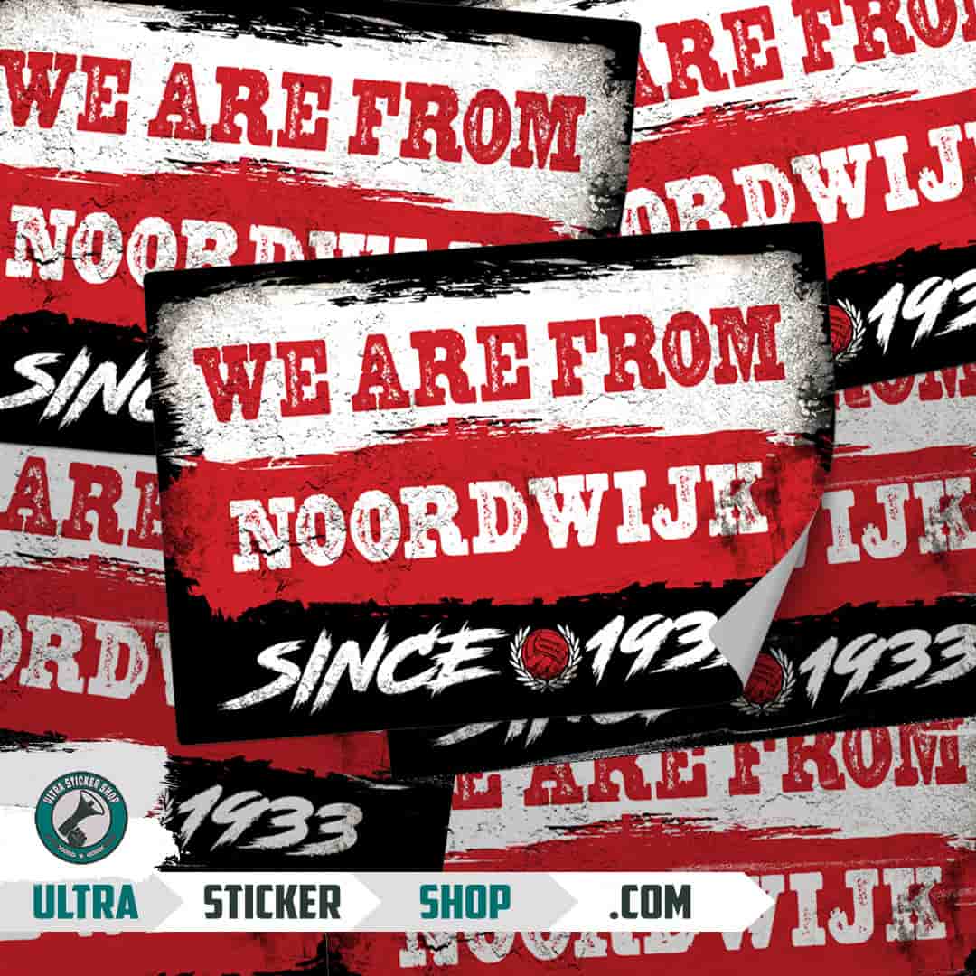 We are from Noordwijk since 1933 Aufkleber