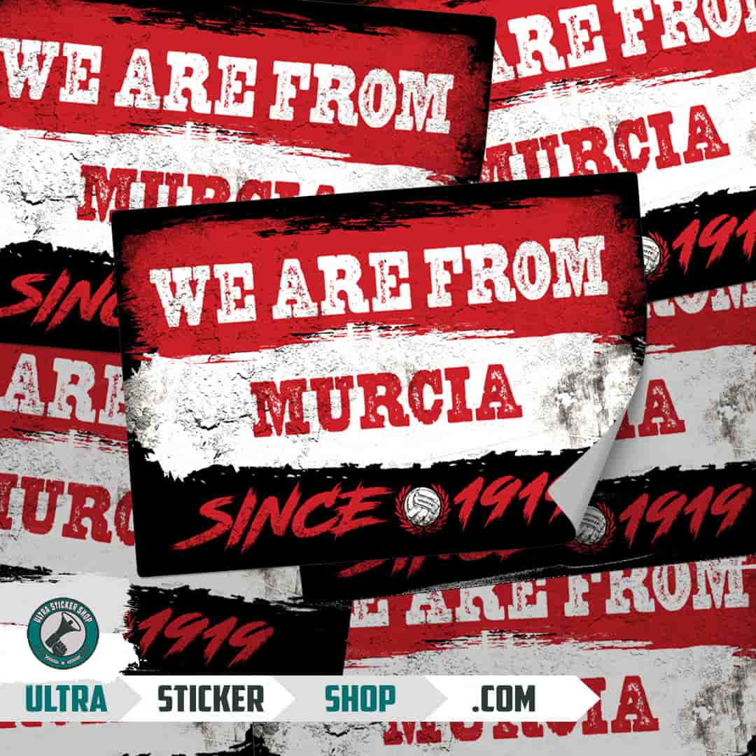 We are from Murcia since 1919 Nalepnice