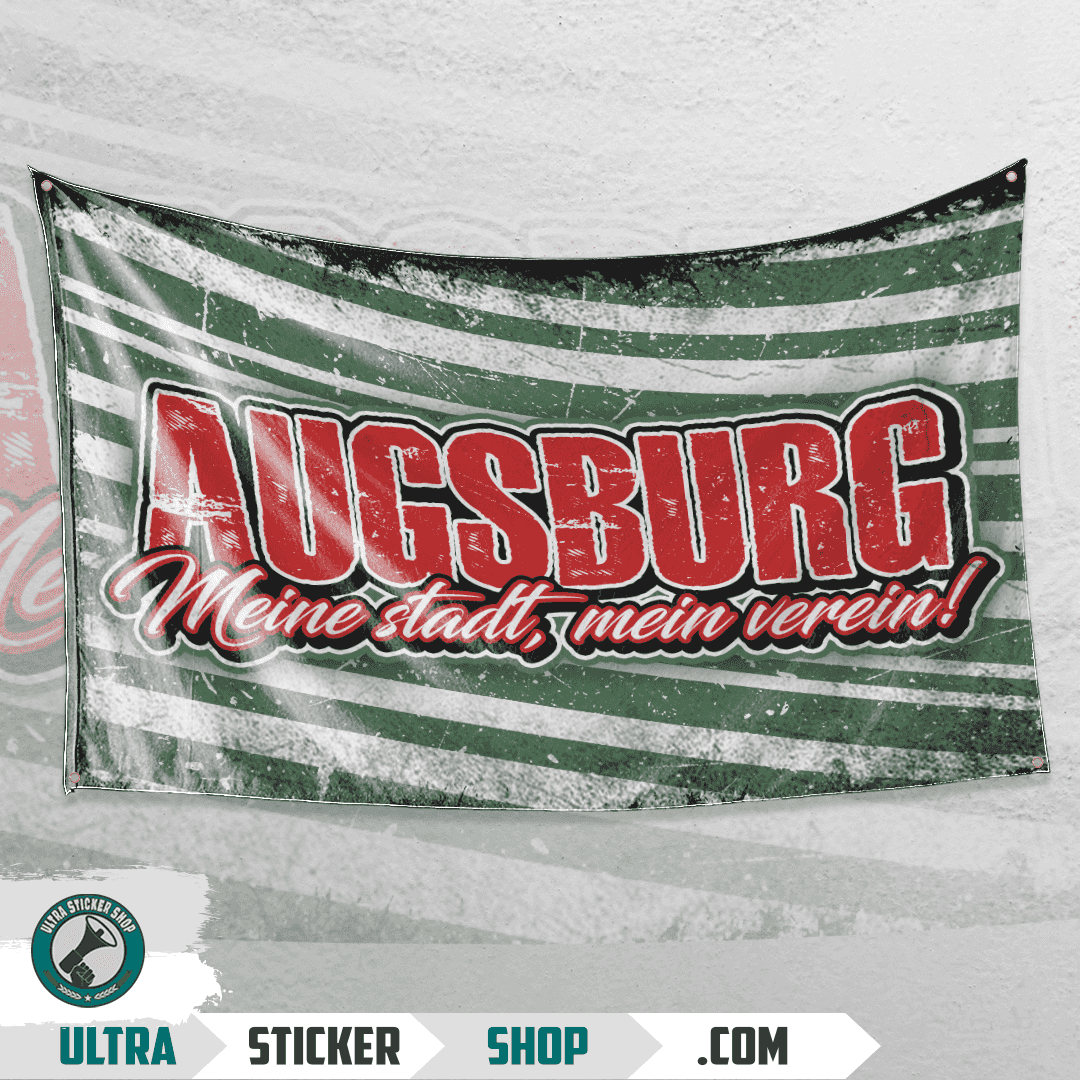 Augsburg meine stadt, mein verein! Flagge