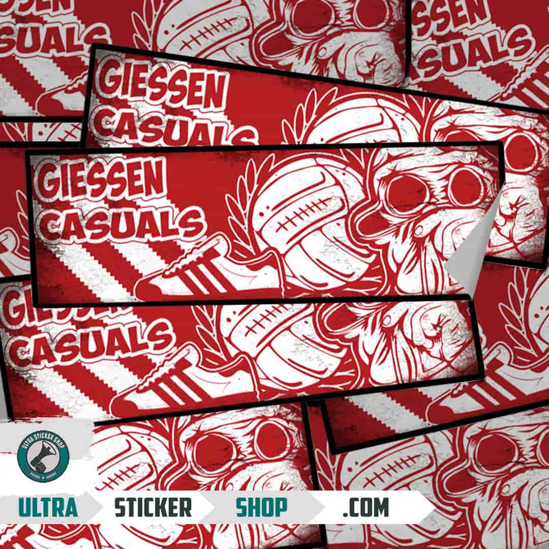 Giessen casuals Αυτοκόλλητα