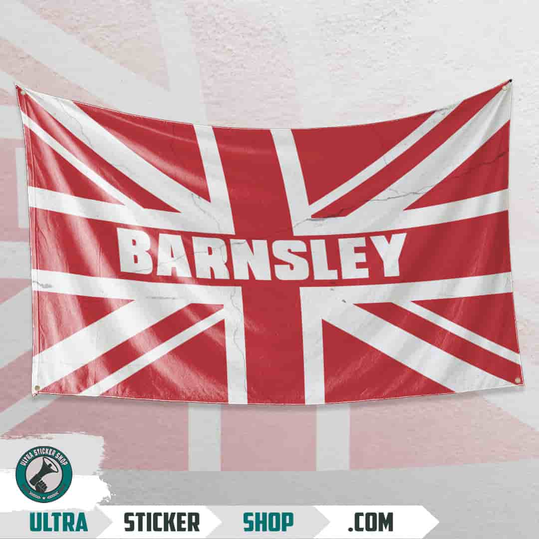 Barnsley  Union Jack Flagge