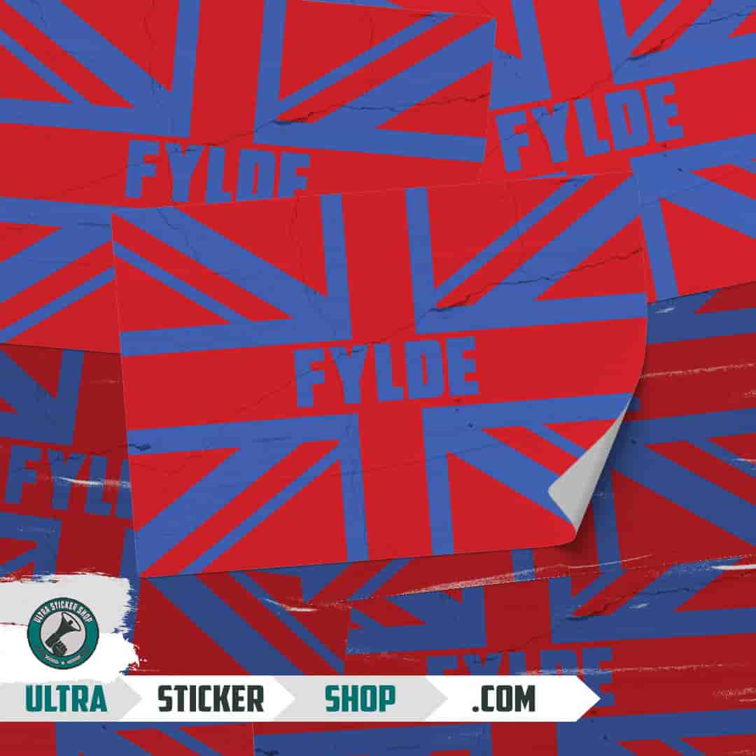 Fylde Union Jack Aufkleber