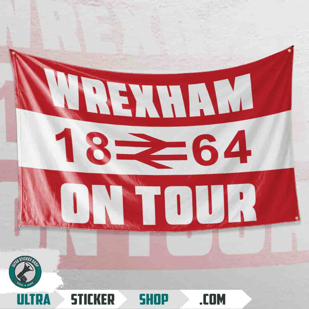 Wrexham 1864 on tour Zastava