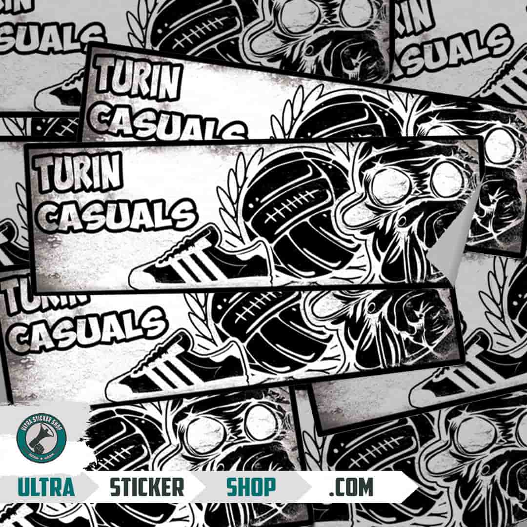 Turin casuals Klistermærker