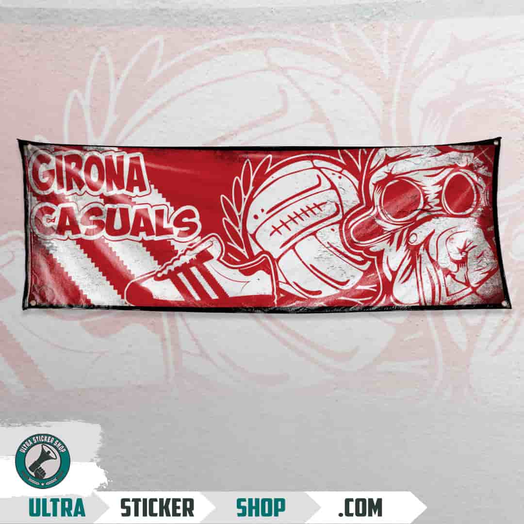 Girona casuals Flagge