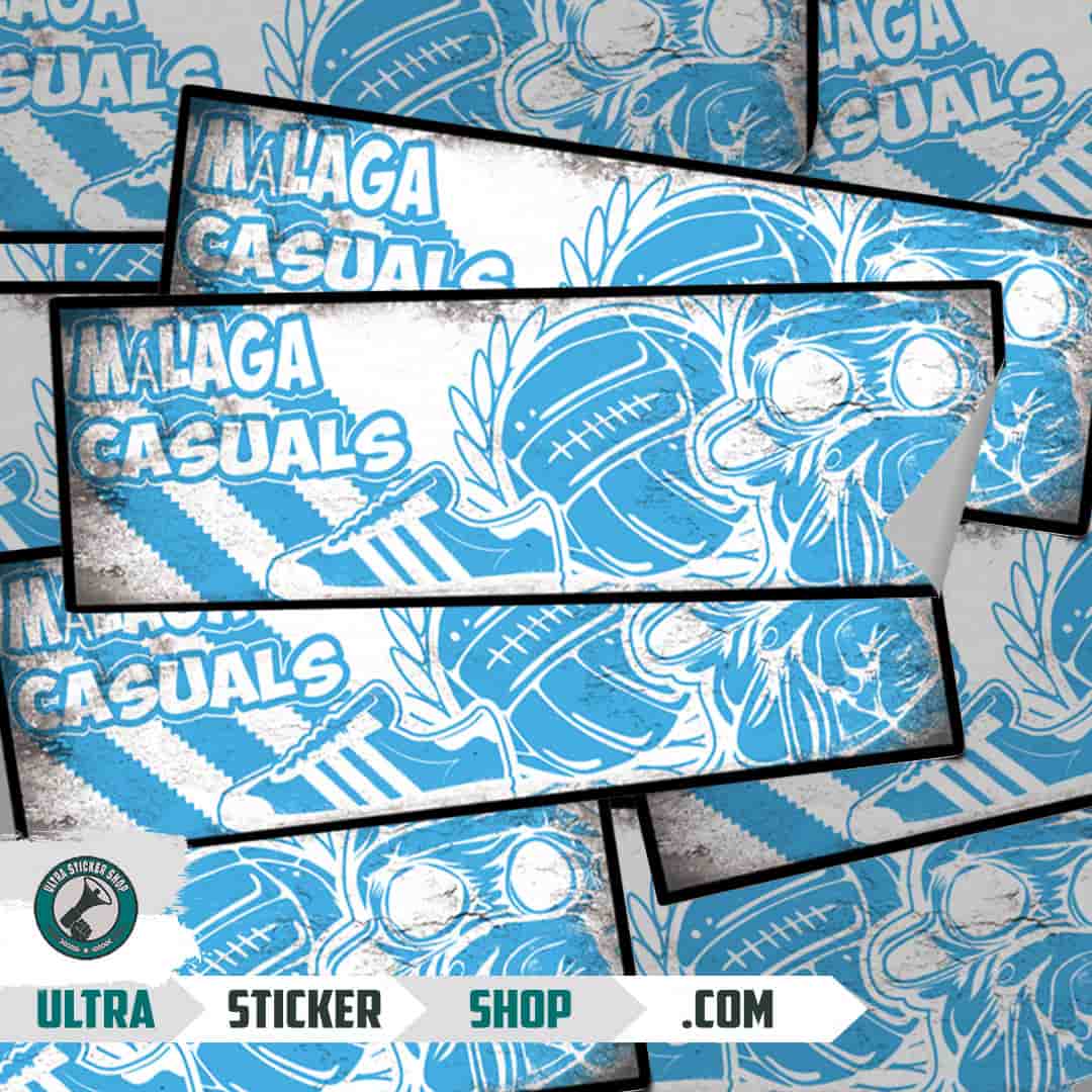 Málaga casuals Naljepnice