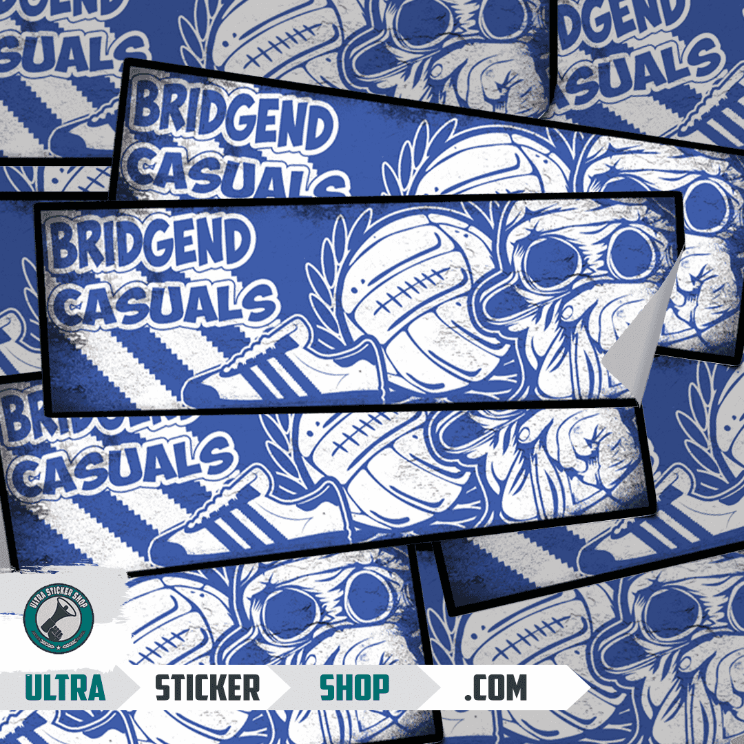 Bridgend casuals Aufkleber