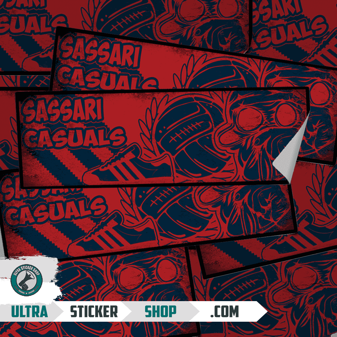 Sassari casuals Klistremerker
