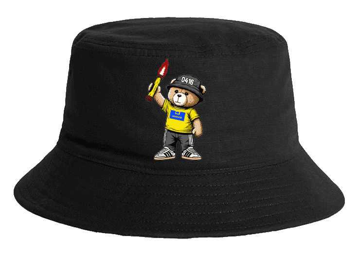 Waalwijk 0416 bear Gorra de cubo