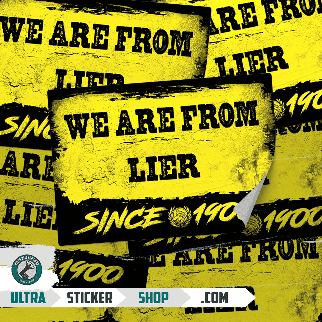 We are from Lierse since 1906 Aufkleber