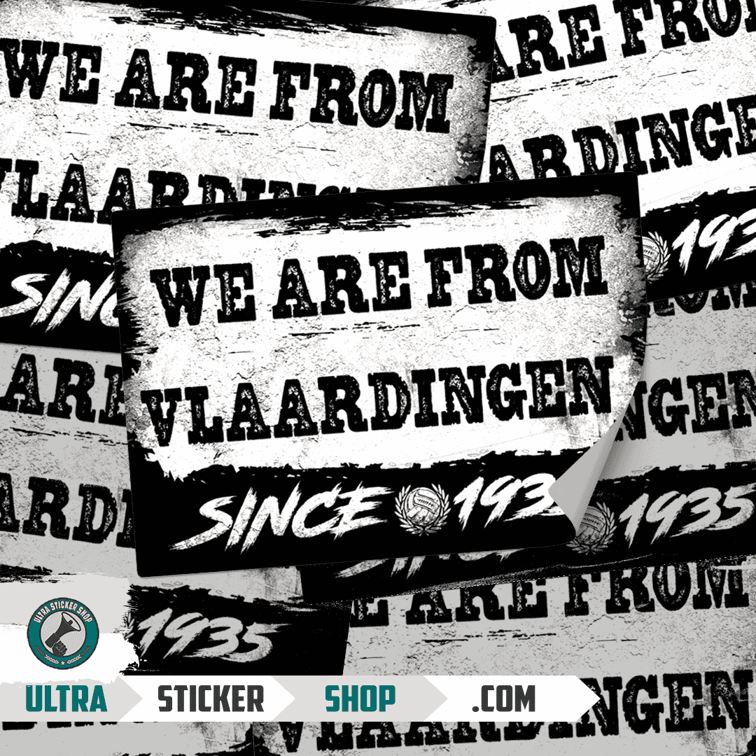 We are from Vlaardingen since 1935 Nalepnice