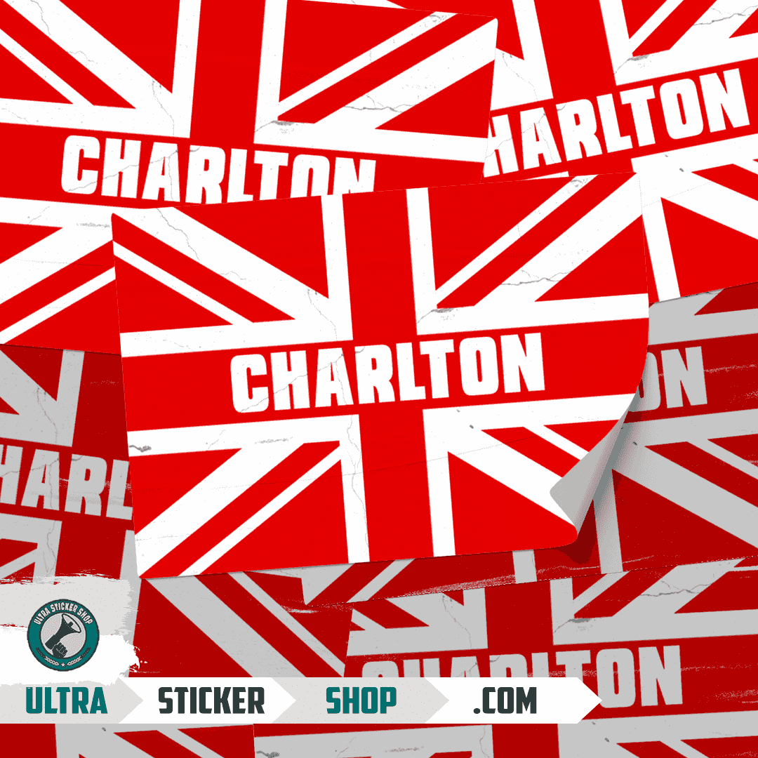 Charlton Union Jack Autocollants