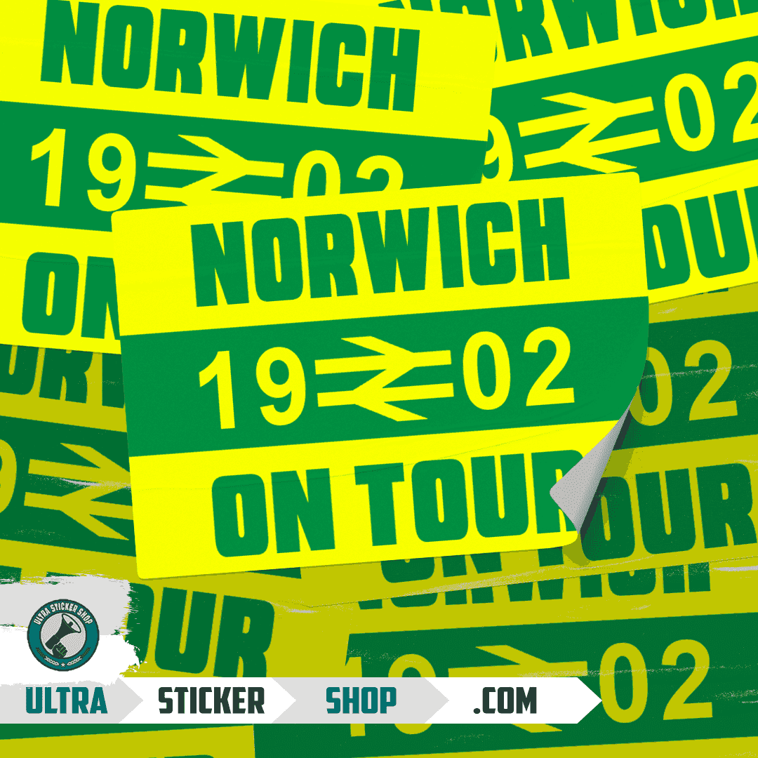 Norwich 1902 on tour Autocolante