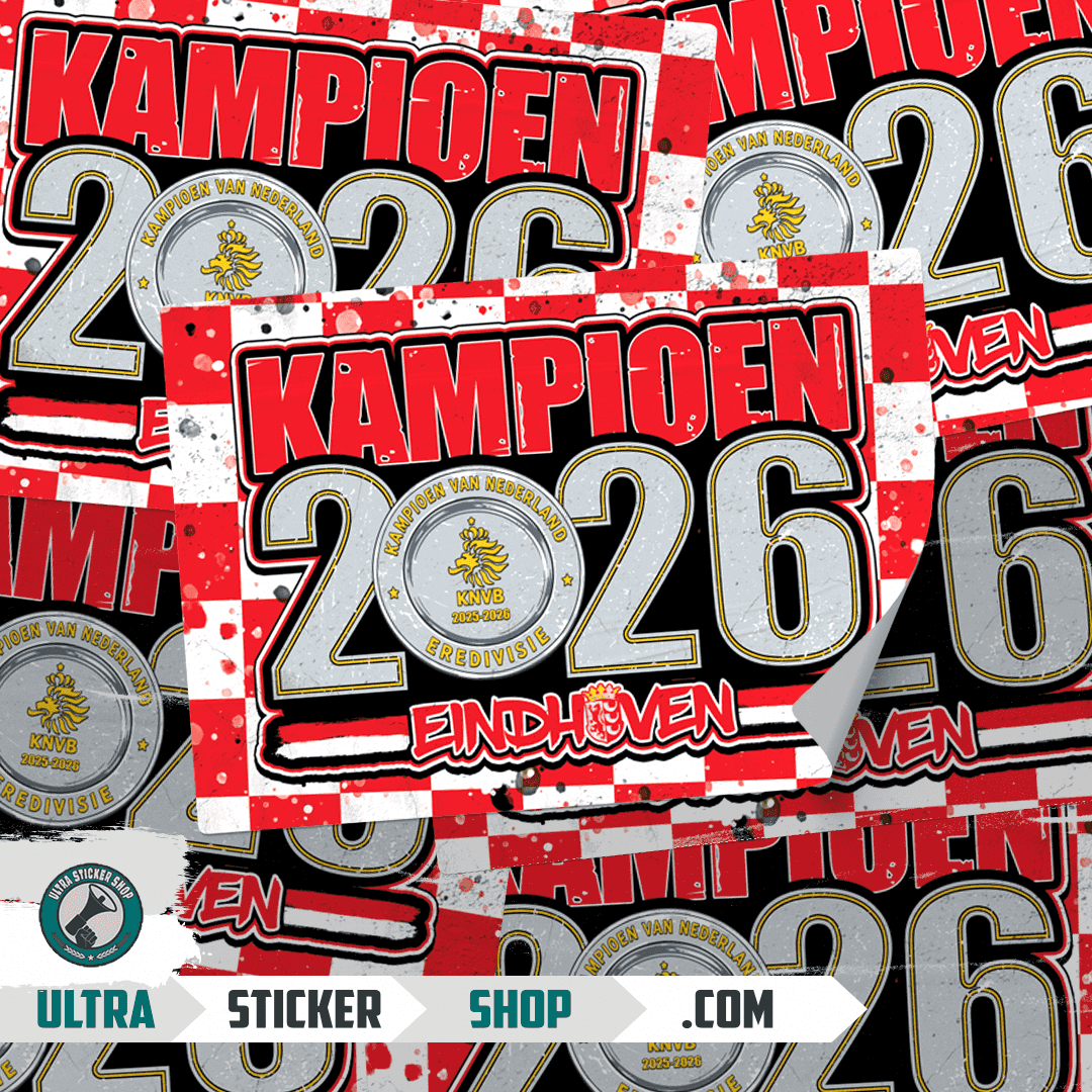 Eindhoven 2026 Kampioen Aufkleber