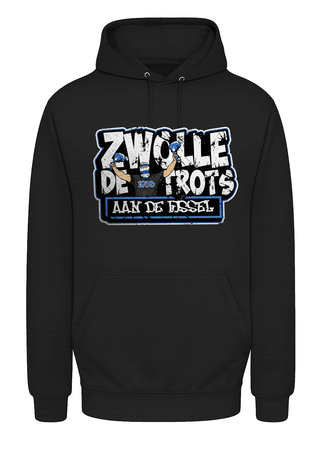 Zwolle de trots aan de ijssel Bluza z kapturem