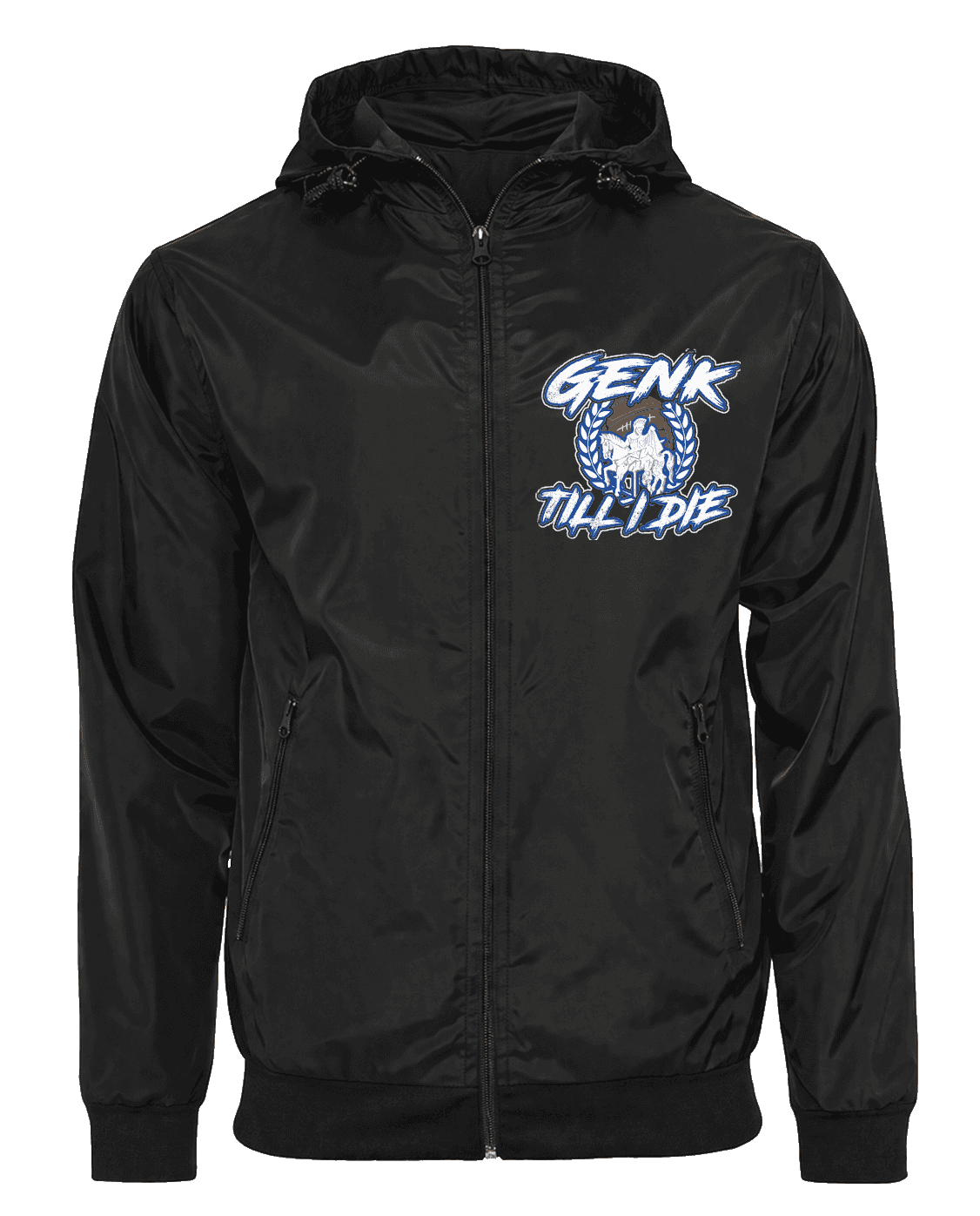 Genk till I Die Jacke mit abnehmbarer Balaclava