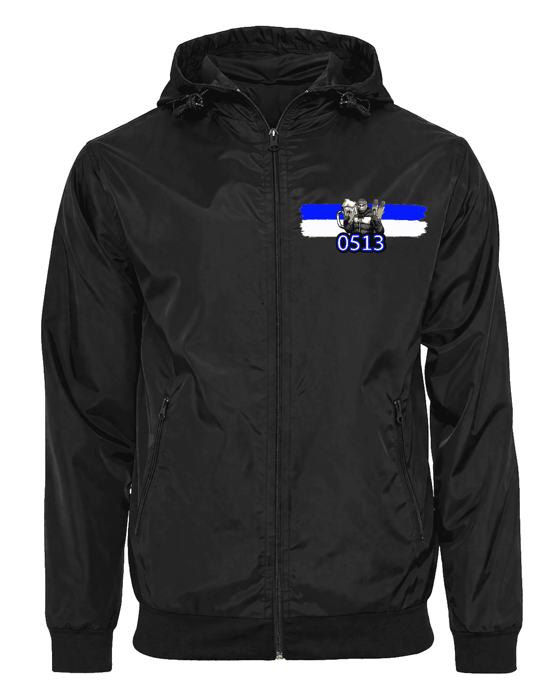 0513 Giacca con balaclava staccabile