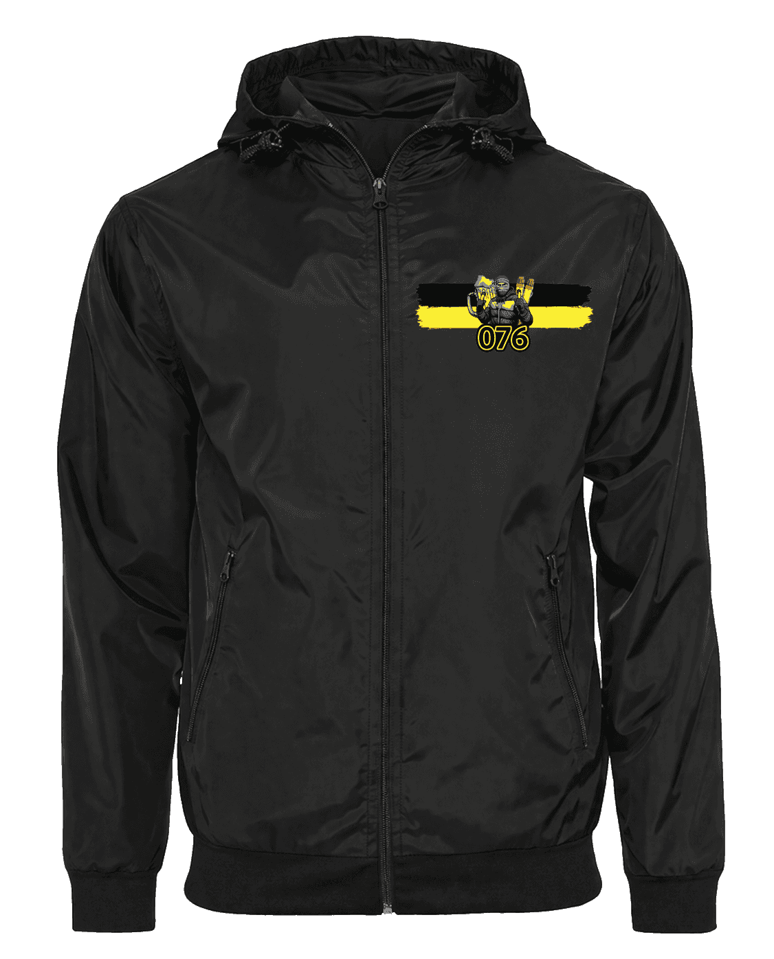 076 Jacke mit abnehmbarer Balaclava