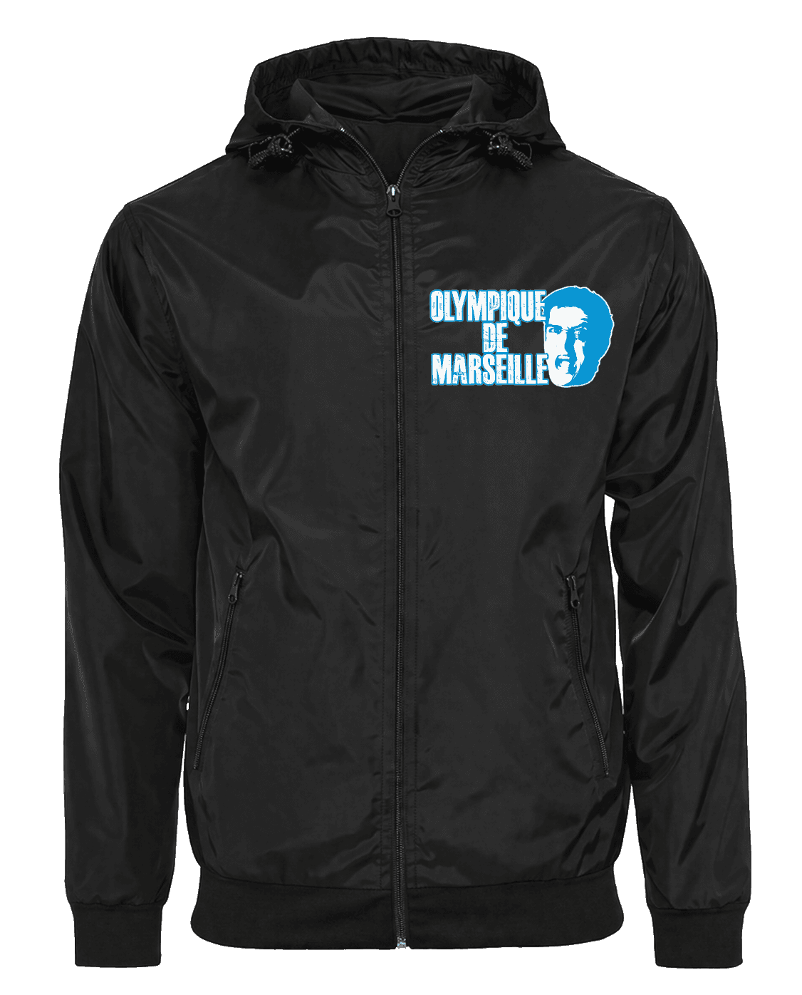 OLYMPIQUE DE Marseille Jacke mit abnehmbarer Balaclava