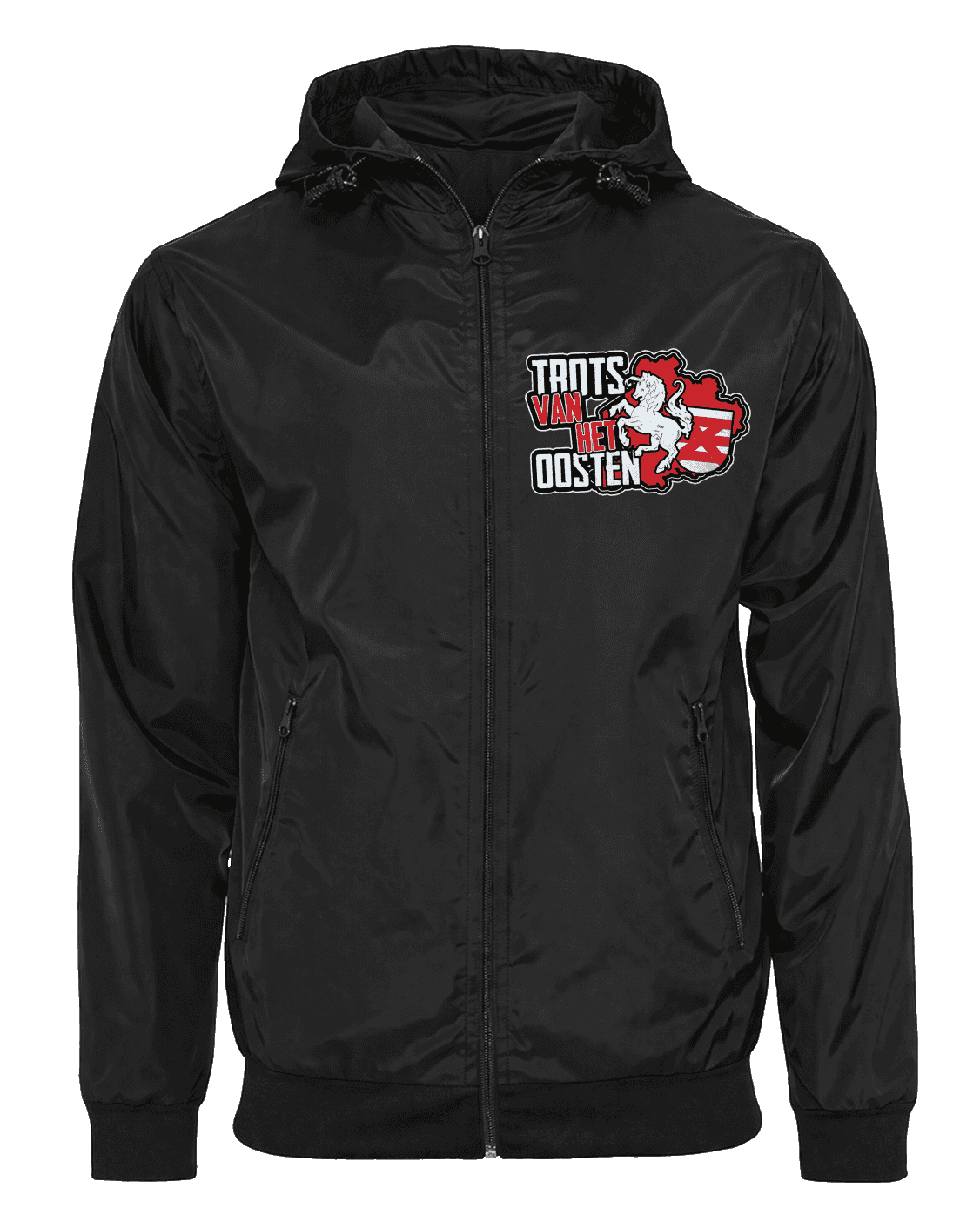 Trots van het Oosten Veste avec cagoule amovible