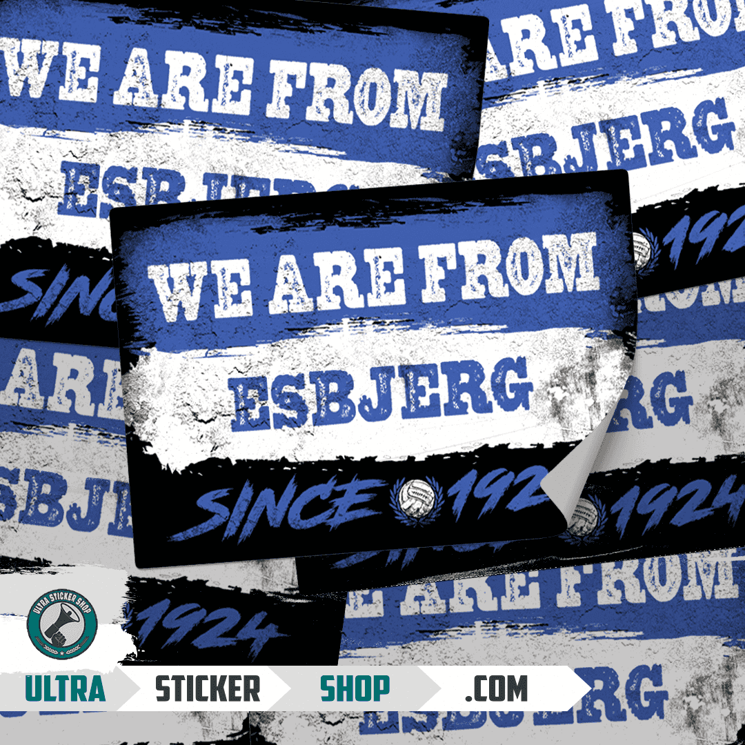 We are from Esbjerg since 1924 Autocollants