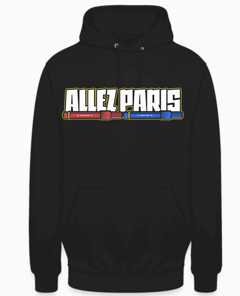 Allez Paris Bluza z kapturem