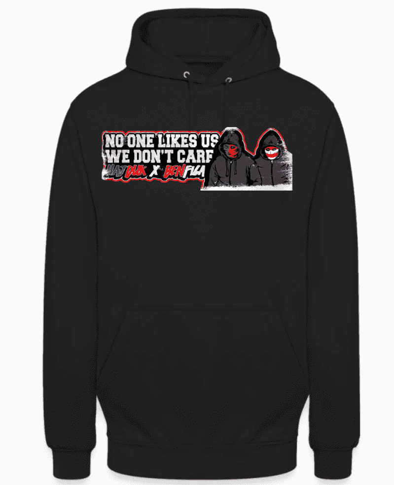 No one likes us we don't care Hajduk X Benfica Hoodie