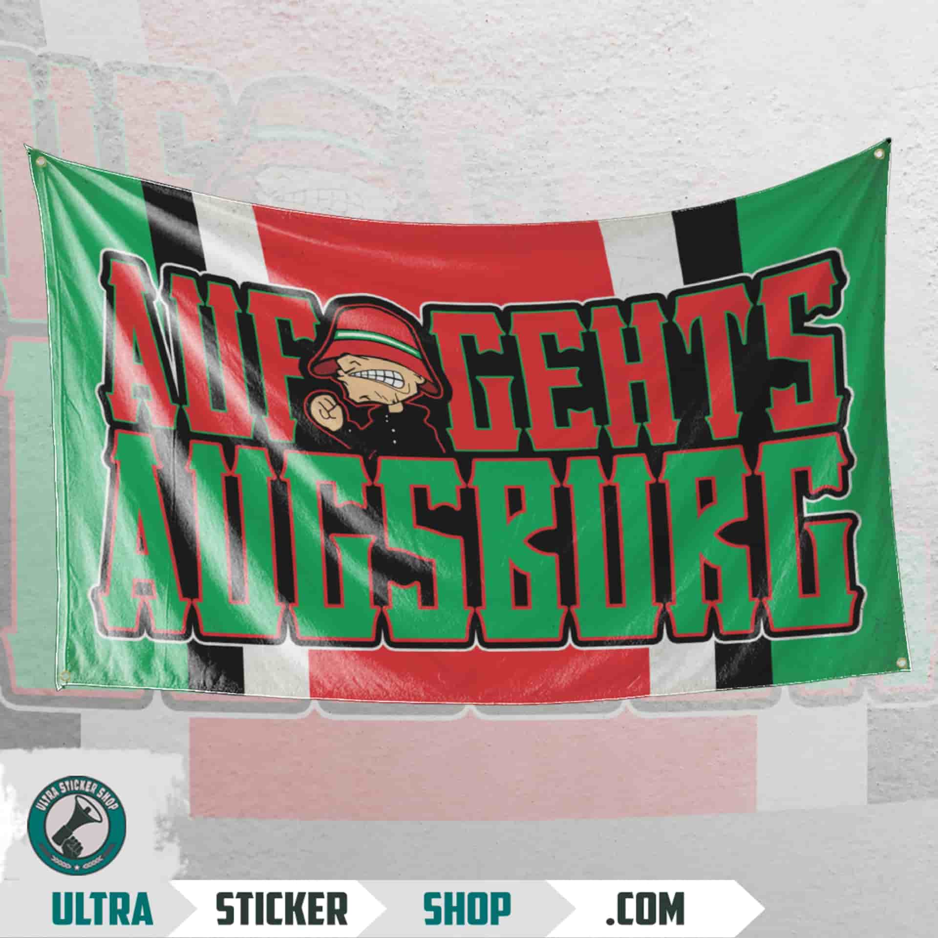 Auf gehts Augsburg Flagge