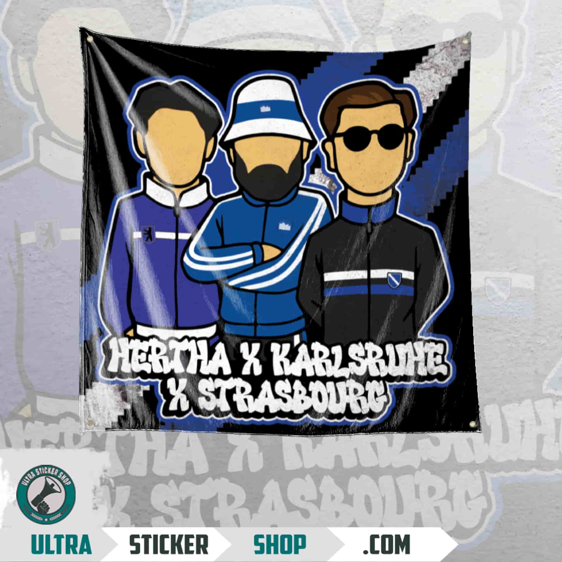 Hertha X Karlsruhe X Strasbourg Zastava