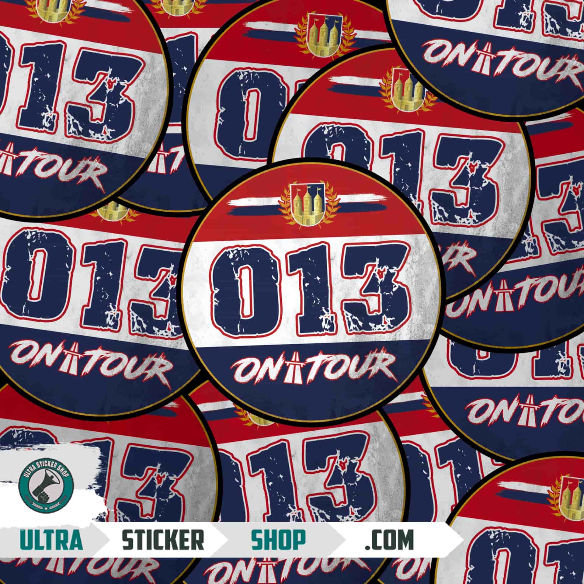 013 on tour Stickers