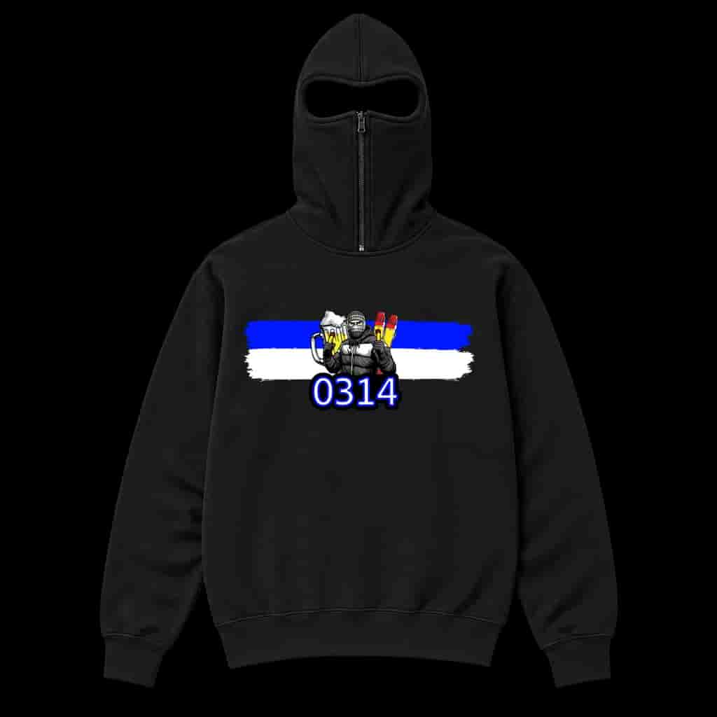 0314 Ninja hettegenser