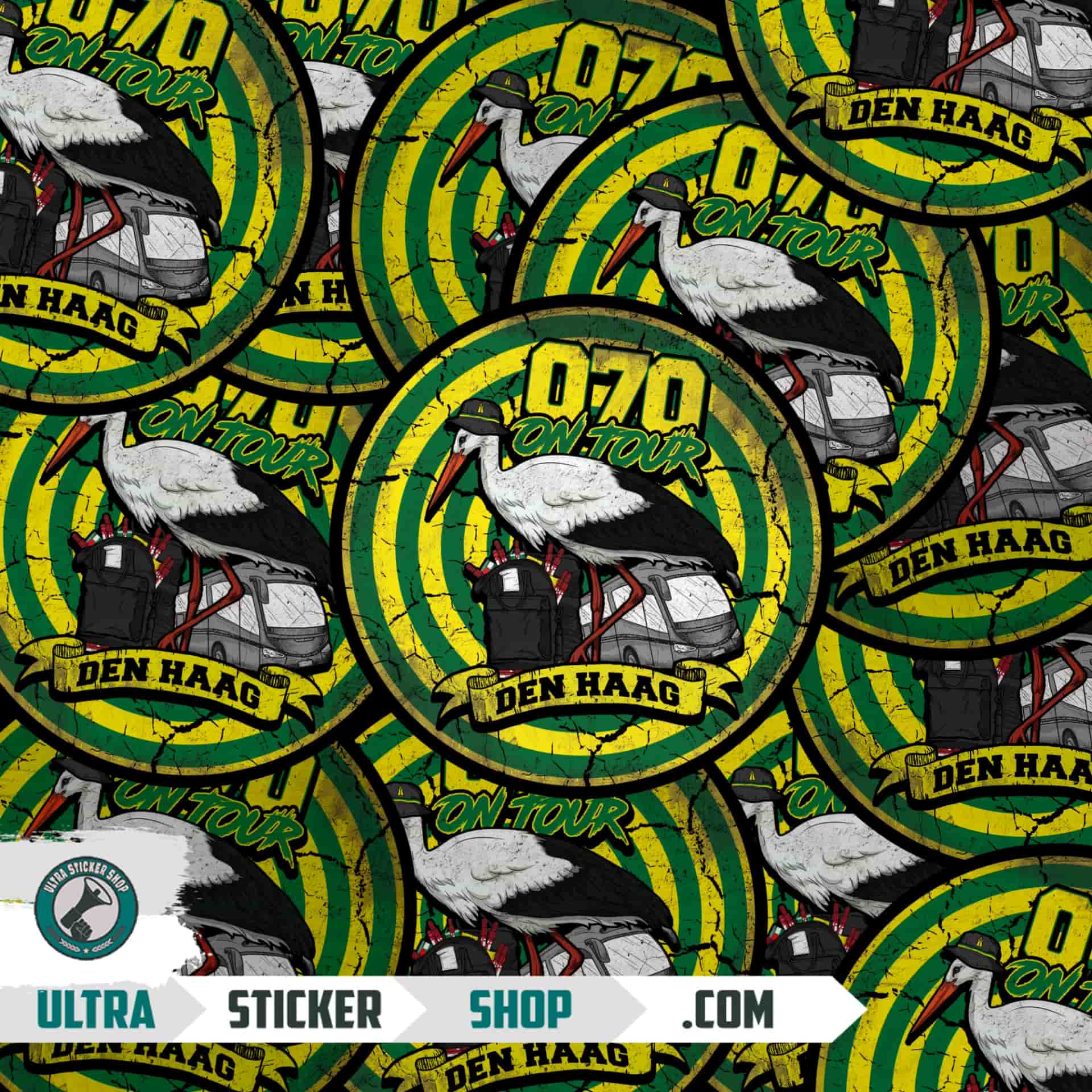 070 on tour Stickers