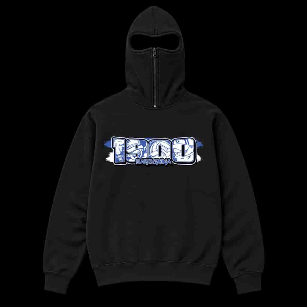1900 Barcelona Ninja Kapuzenpullover