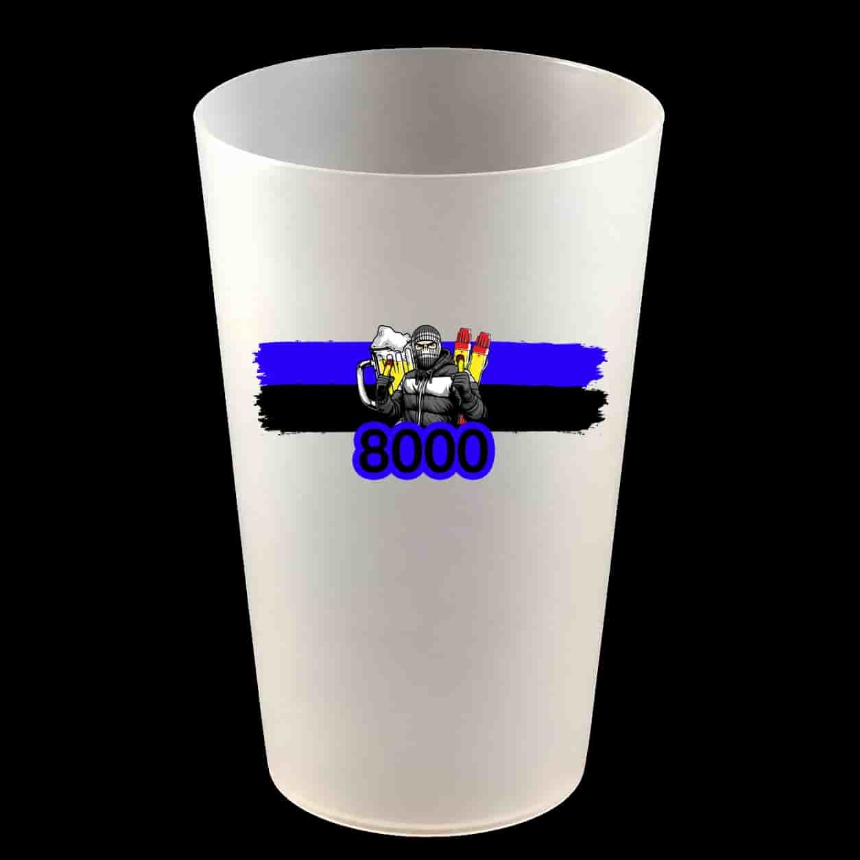 8000 Hartbecher
