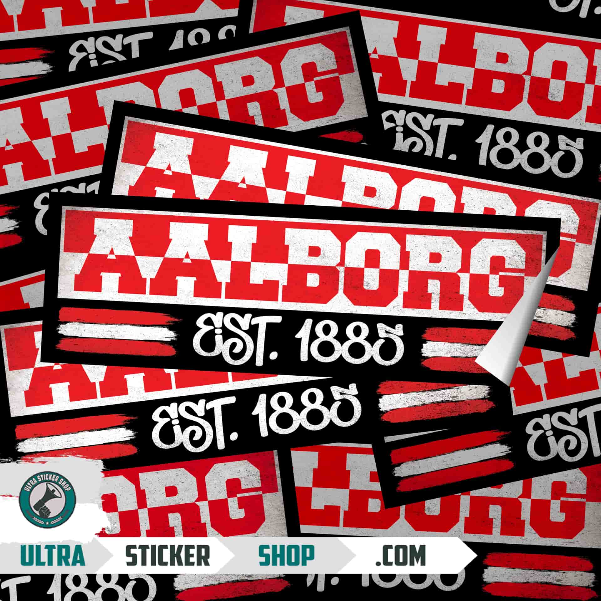 Aalborg EST 1885 Aufkleber