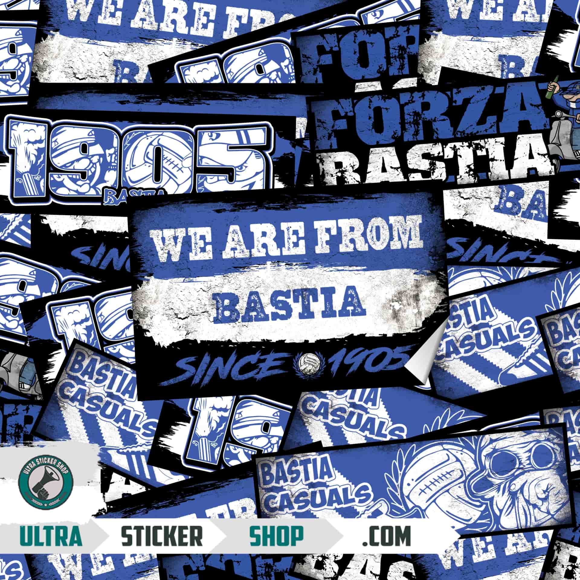 Bastia Klistermärkesmix