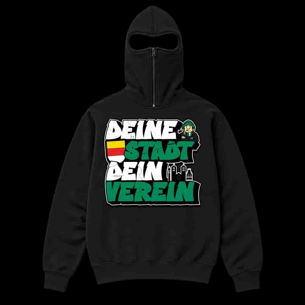 Deine stadt dein verein Ninja Hoodie