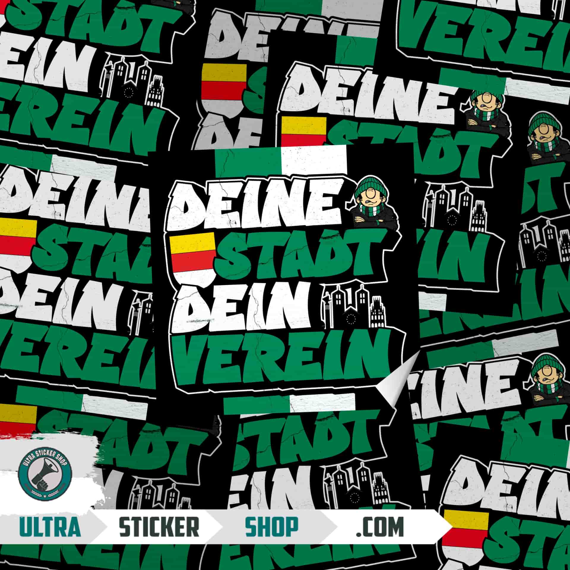 Deine stadt dein verein Nalepnice