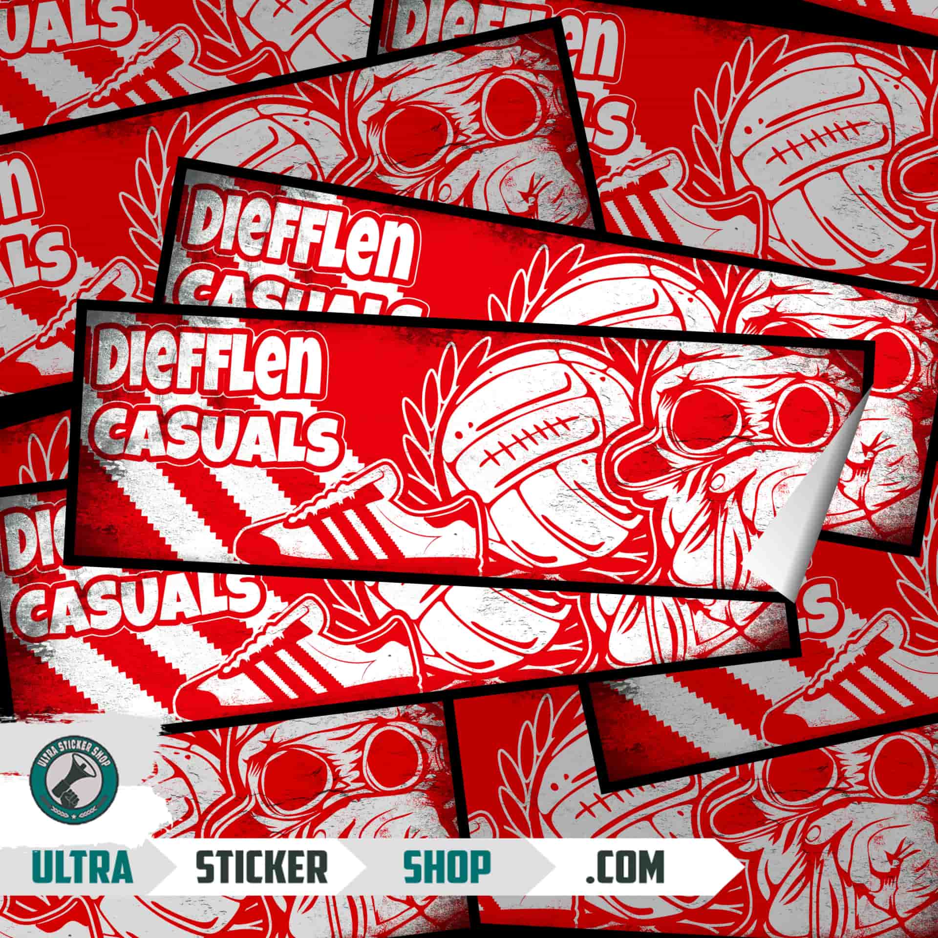 Diefflen casuals Aufkleber