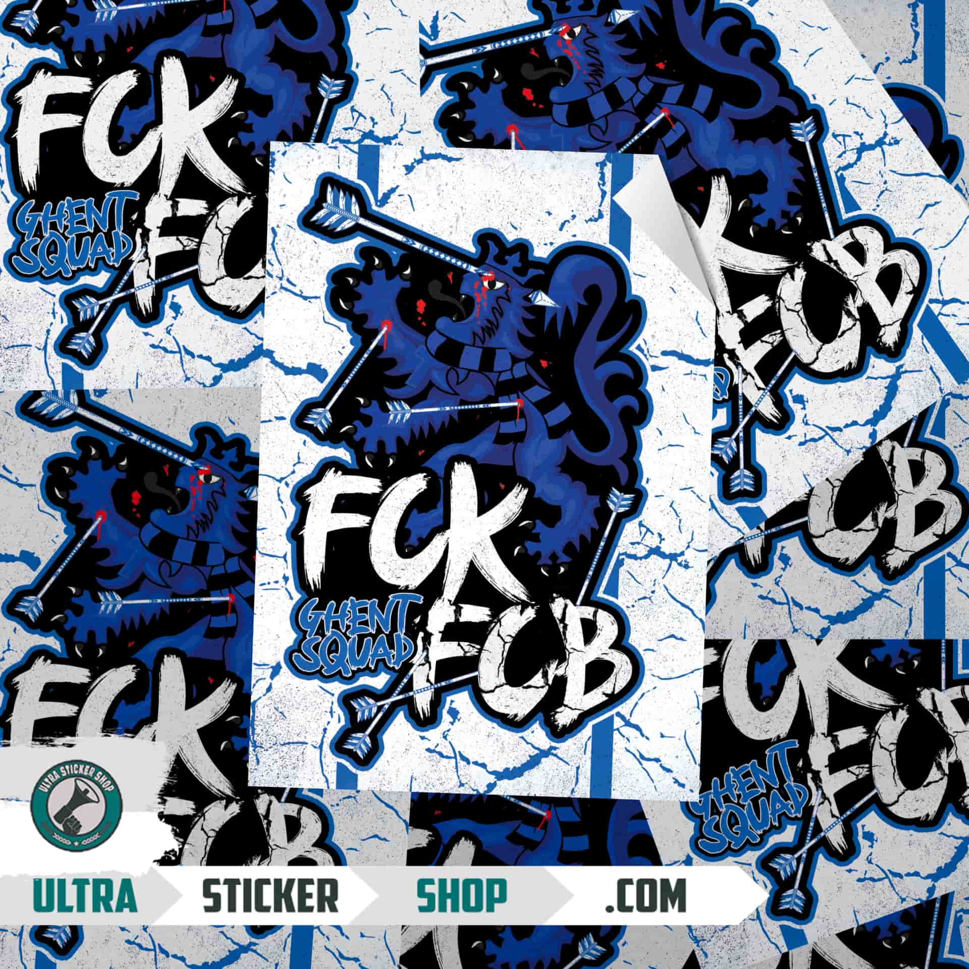 FCK FCB Gent Nalepnice