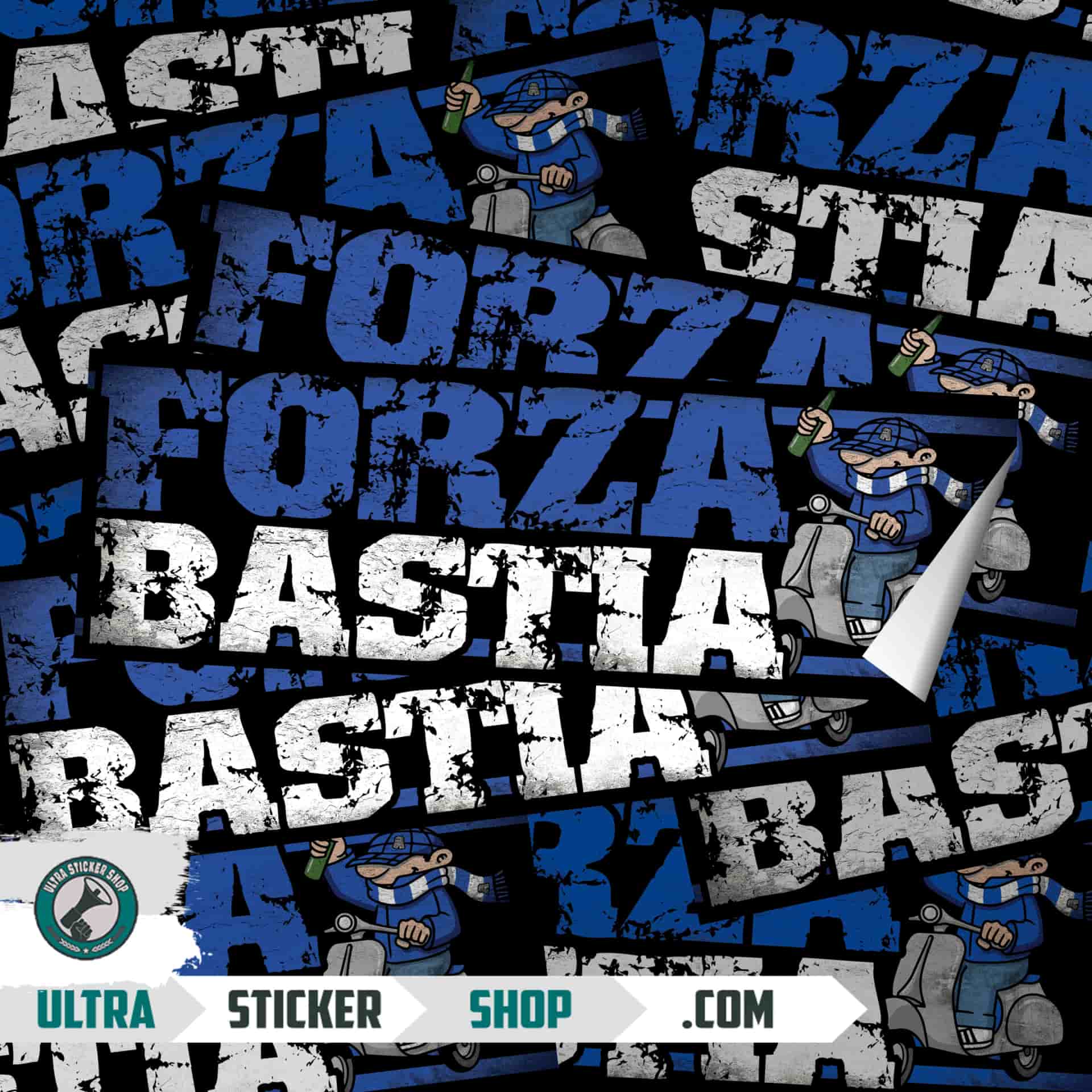 Forza Bastia Klistermärken
