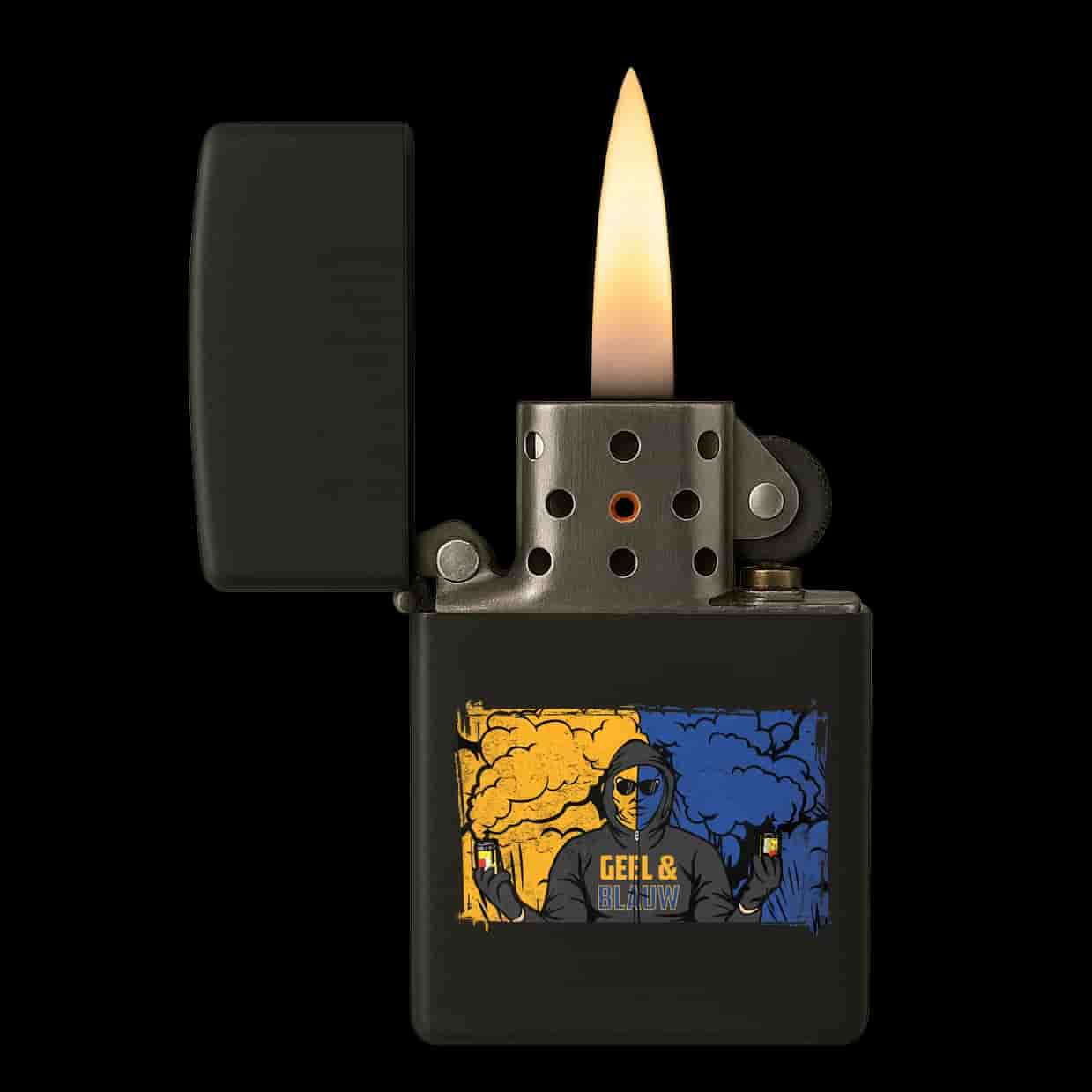 Geel & Blauw Feuerzeug
