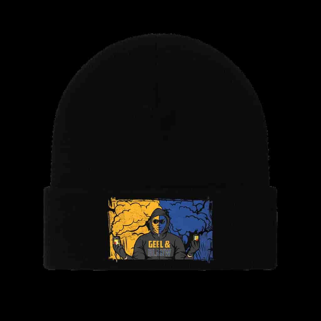 Geel & Blauw Mütze