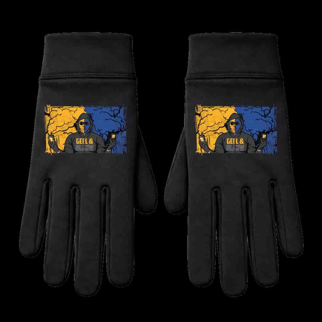 Geel & Blauw Handschuhe