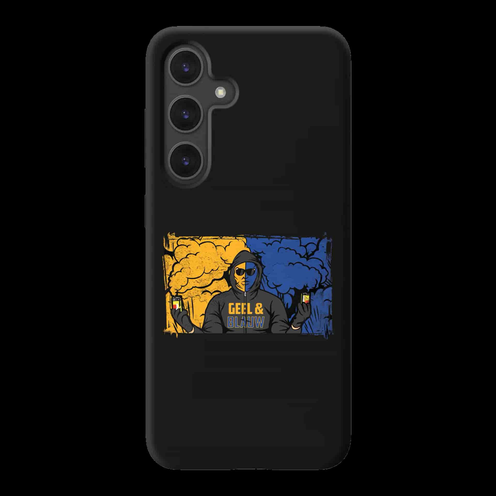 Geel & Blauw Samsung-Hülle
