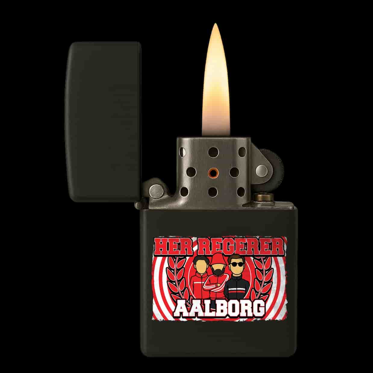 Her regerer Aalborg Feuerzeug