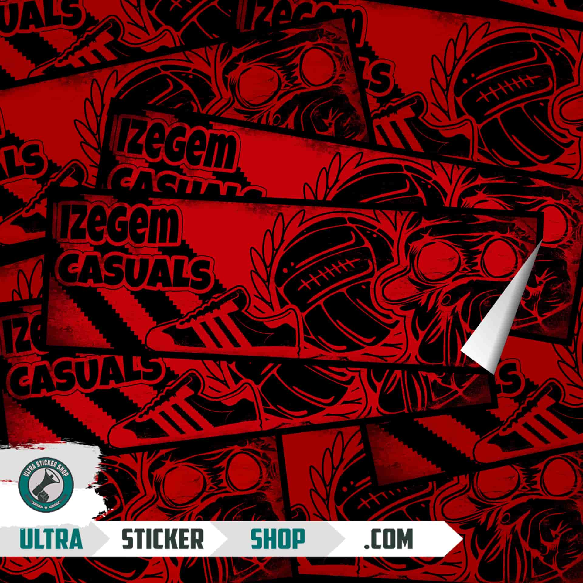 Izegem casuals Autocollants