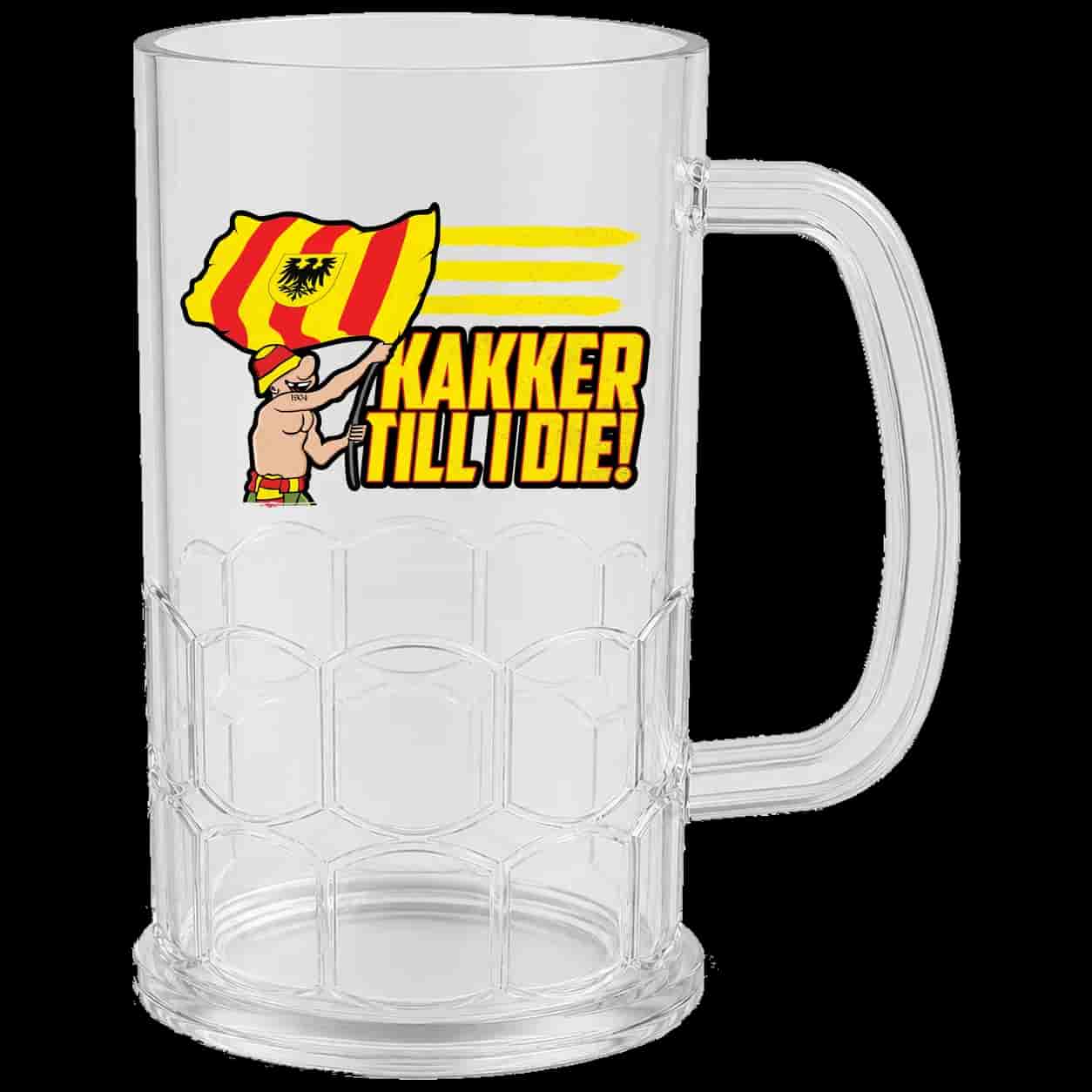 Kakker till I die Bierkrug