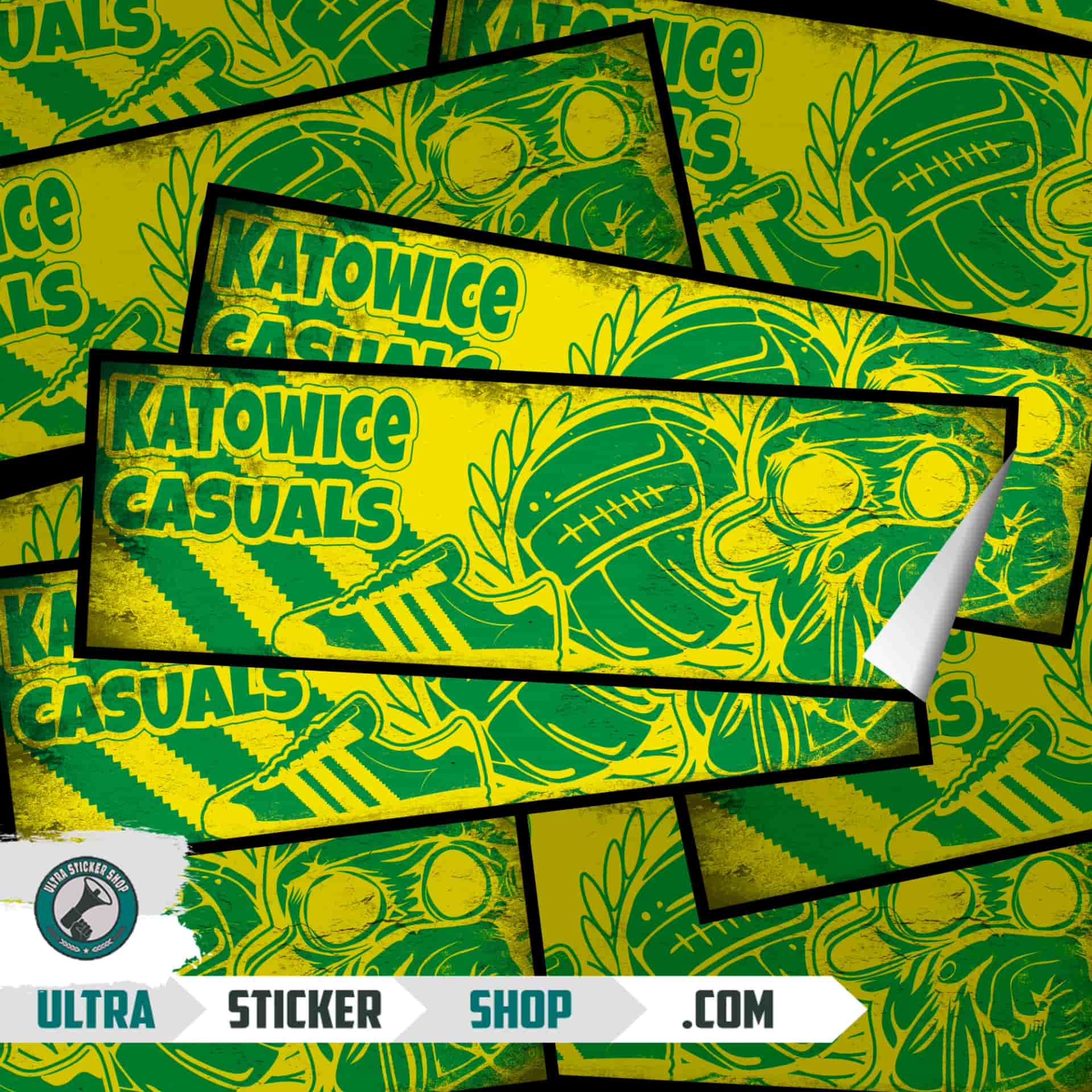 Katowice casuals Klistermärken